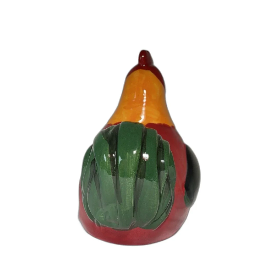 Mainstays Rooster Scrubber W/holder Ceramic Kitchen Sink Cleaning NWT